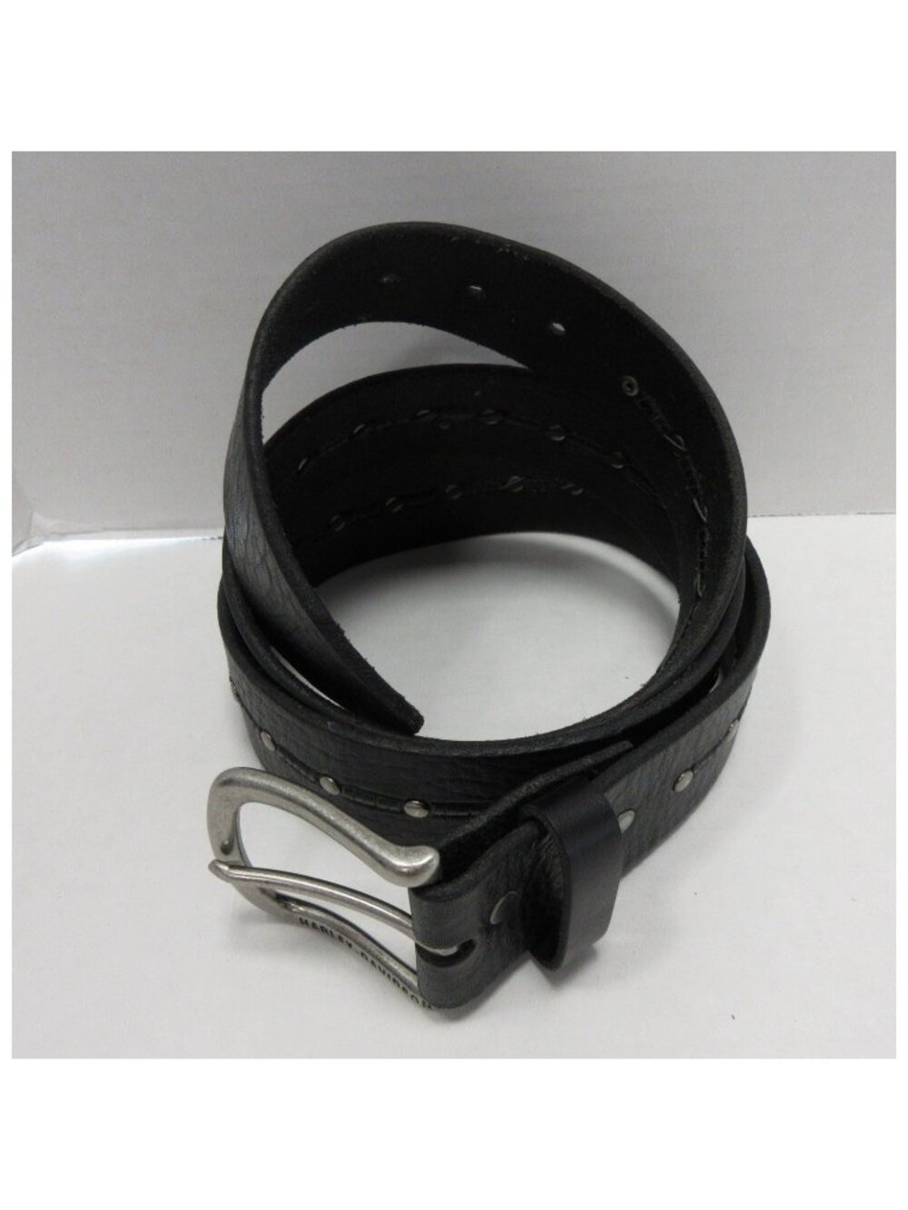 Harley Davidson Belt 44 Genuine Cowhide Leather Studded Moto Biker